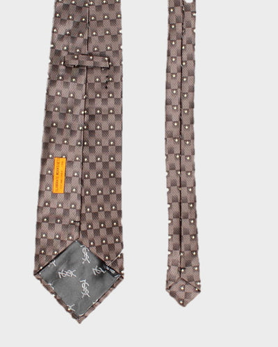 80's Yves Saint Laurent Silk Tie