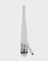 Cyberoptix Silver Ship Tie