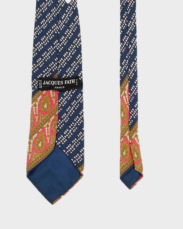 Vintage Jacques Fath Silk Tie