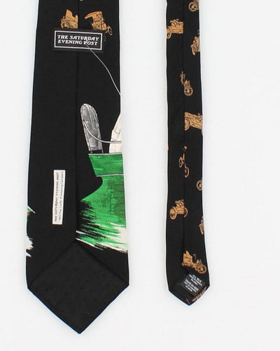 Vintage The Saturday Evening Post Norman Rockwell Tie