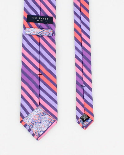 Ted Baker Striped Silk Tie