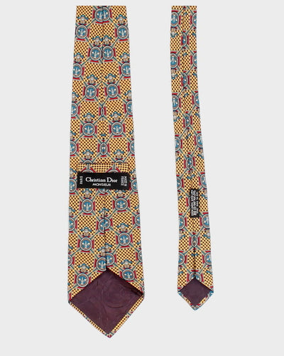 Vintage Christian Dior Silk 90's Tie