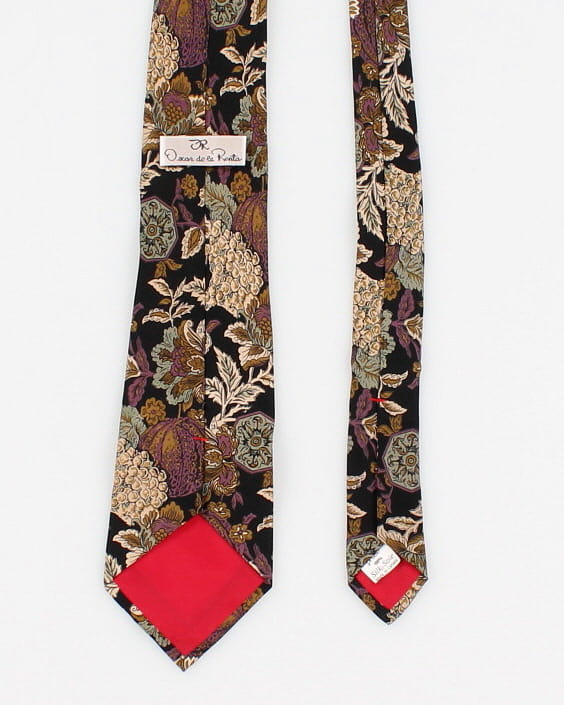 Vintage 90's Silk Oscar de la Renta Tie