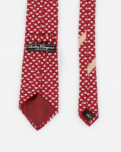 Vintage 90's Silk Salvatore Ferragamo Tie