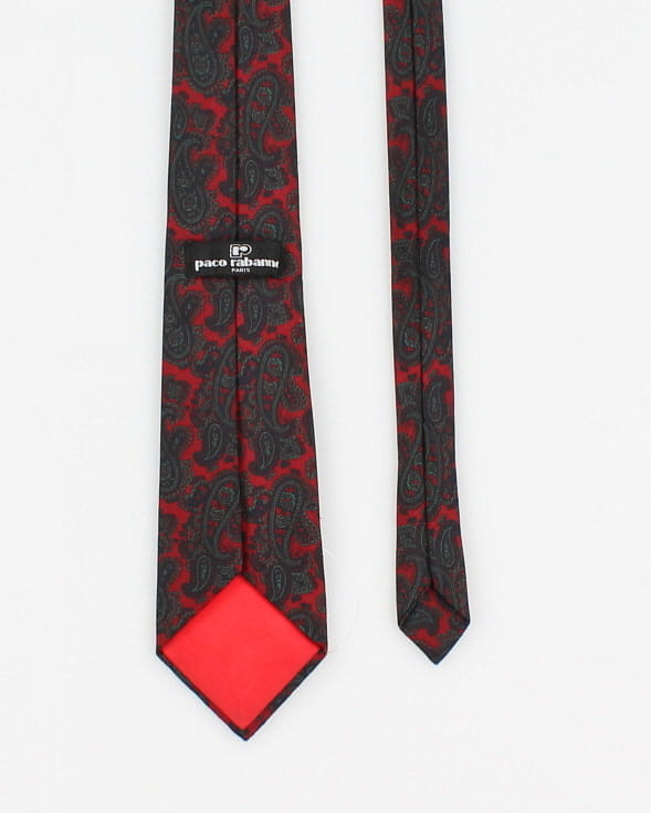 Vintage 90's Silk Paco Rabanne Tie