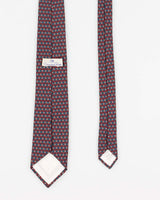 Vintage Men's Oscar De Le Renta Patterned Silk Tie