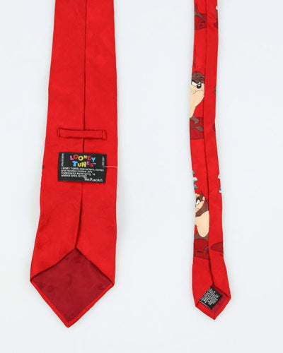 Vintage 90s Looney Tunes Silk Tie