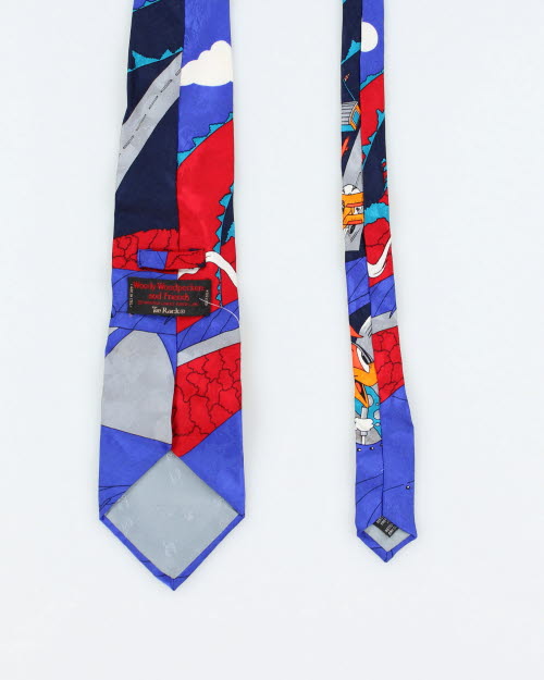 Vintage 90s Woody Woodpecker Silk Tie