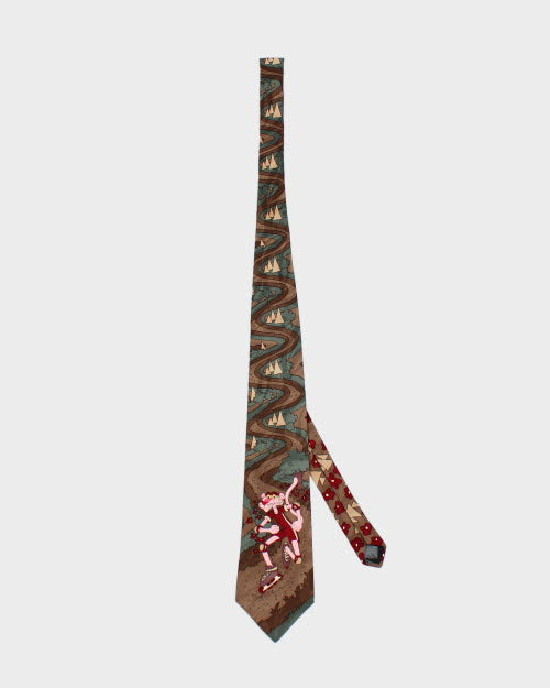Vintage Pink Panther Silk Tie
