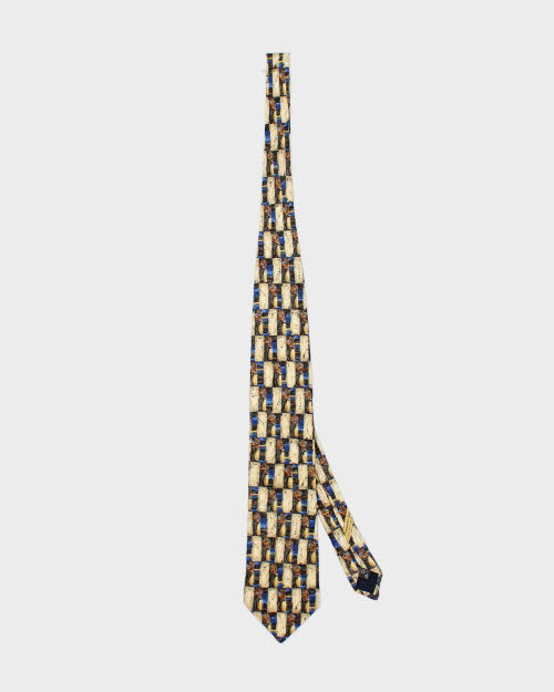 Vintage Ermenegildo Zegna Silk Pattern Tie