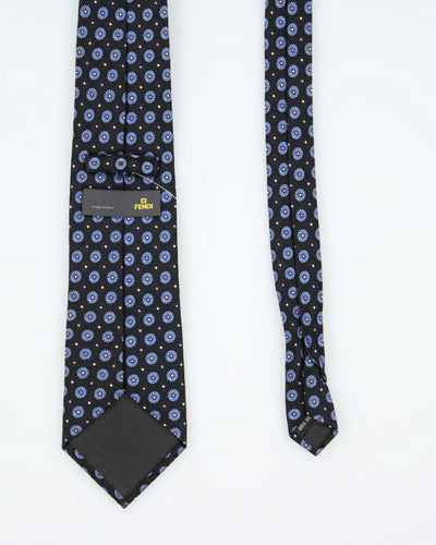 Fendi Floral Silk Tie