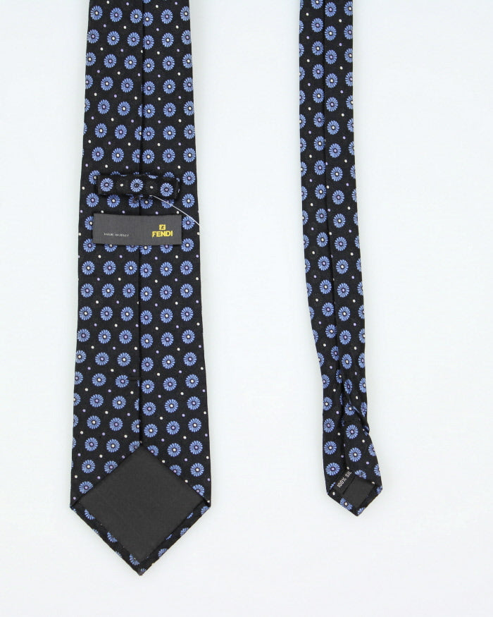 Fendi silk tie discount