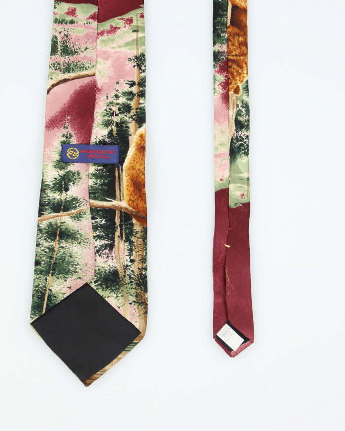 Vintage Endanger Species Silk Tie