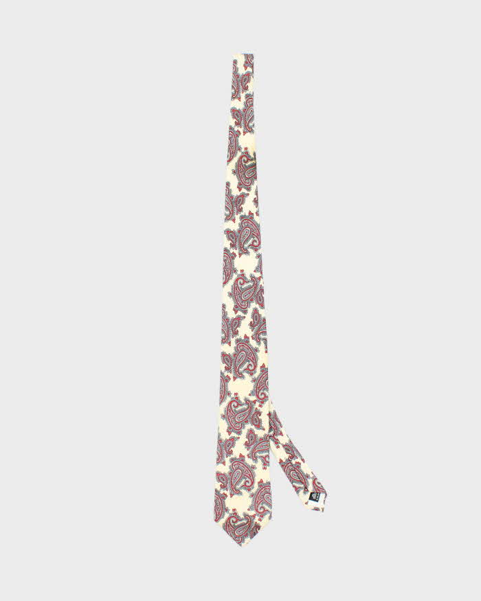 Vintage Lanvin Paisley Pattern Silk Tie