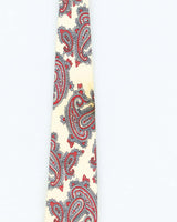 Vintage Lanvin Paisley Pattern Silk Tie