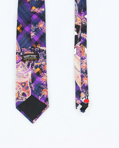 Vintage 90s Looney Tunes Silk Tie
