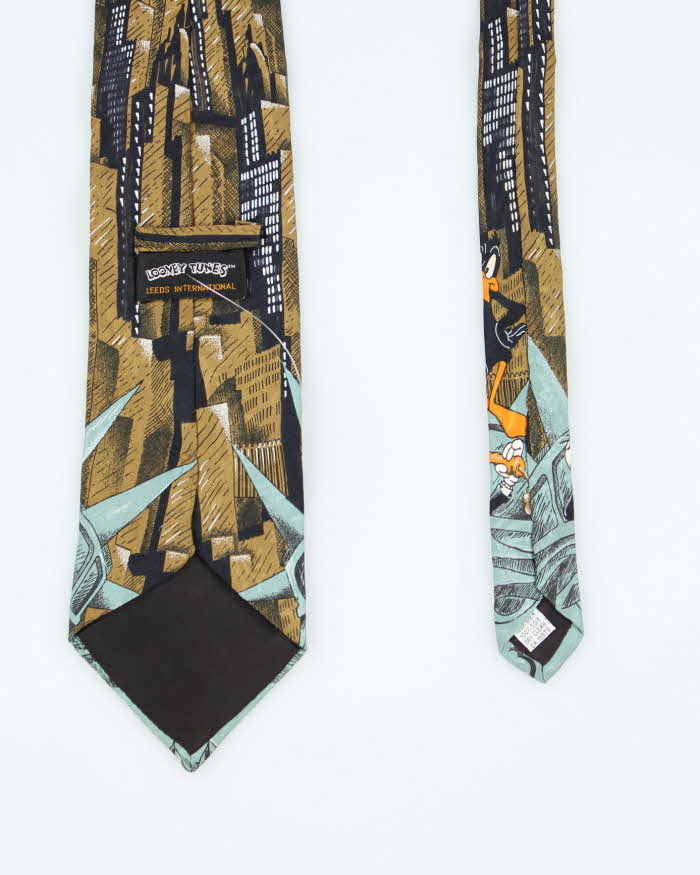 Vintage 90s Looney Tunes Silk Tie