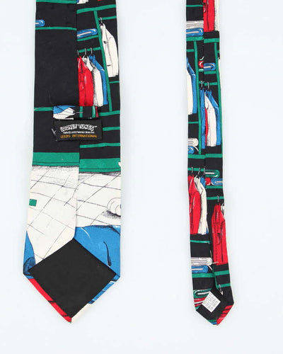 Vintage 90s Looney Tunes Silk Tie