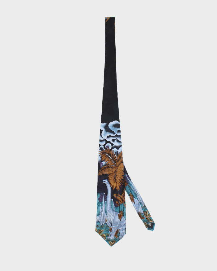 Vintage Nature's Museum Silk Tie