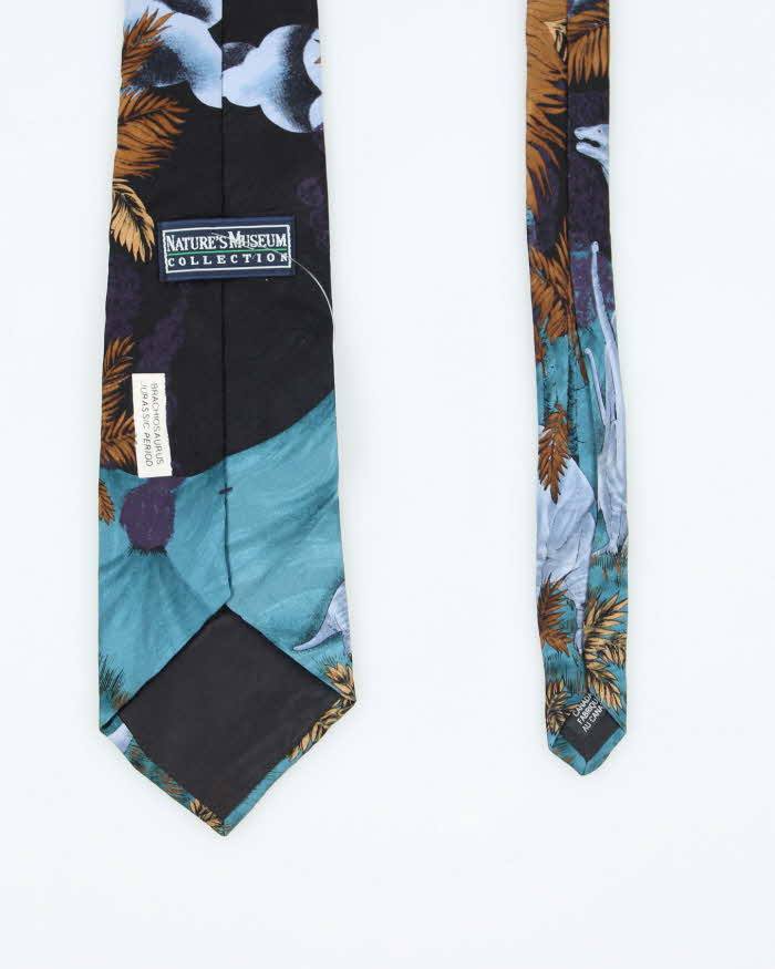 Vintage Nature's Museum Silk Tie