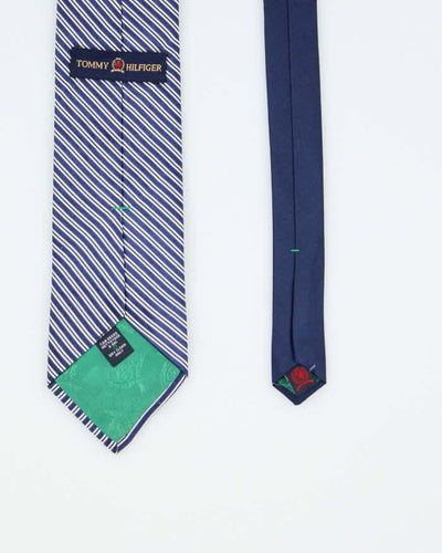 Vintage 90's Tommy Hilfiger Two-Tone Striped Tie