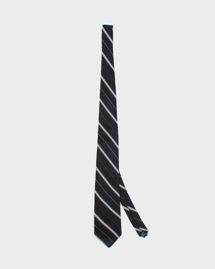 Vintage Y2K DKNY Striped Silk Tie