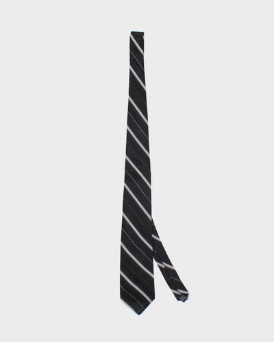 Vintage Y2K DKNY Striped Silk Tie