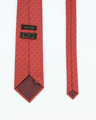 Vintage 80's Louis Vuitton Patterned Silk Tie