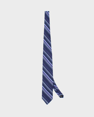 Vintage Y2K DKNY Striped Silk Tie