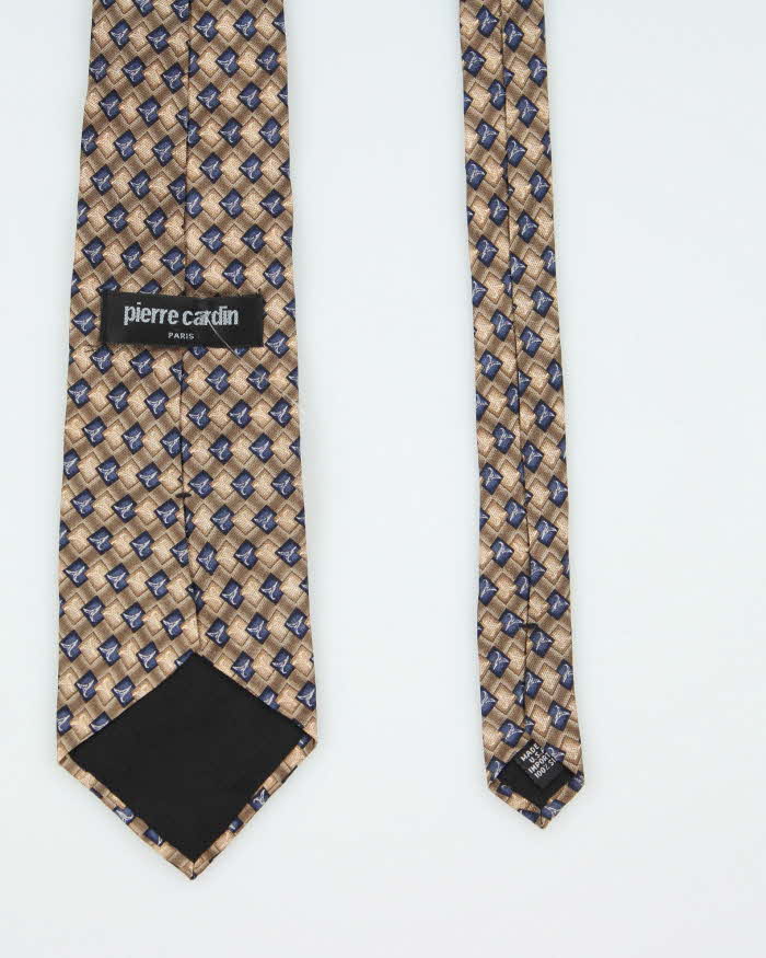 Vintage 90's Pierre Cardin Patterned Silk Tie