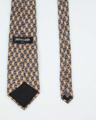 Vintage 90's Pierre Cardin Patterned Silk Tie