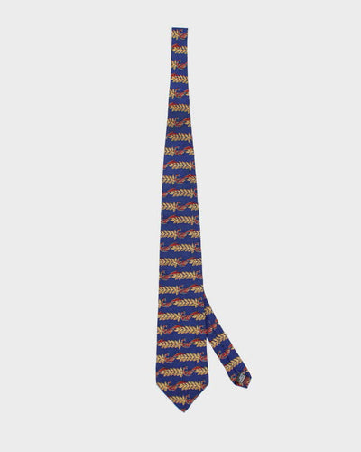 Vintage 90's Christian Dior Patterned Silk Tie