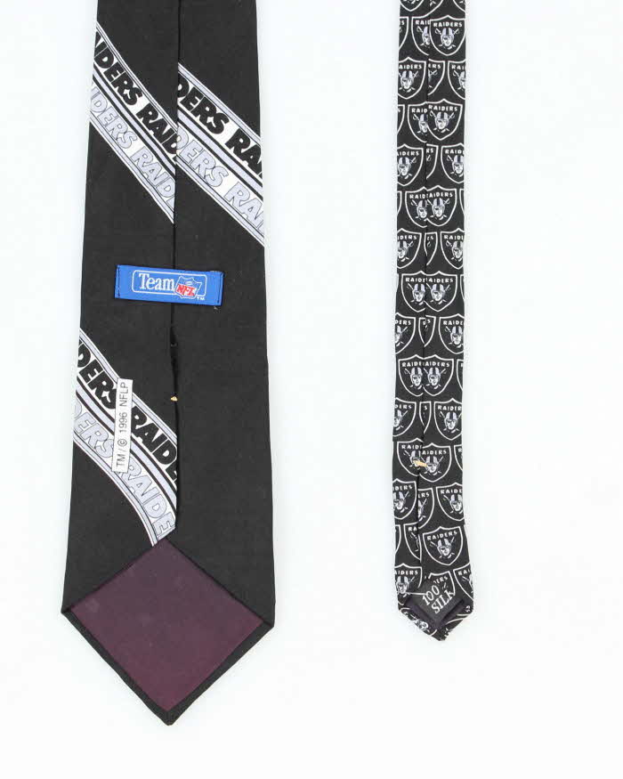 Vintage 90's NFL Oakland Raiders Team Tie