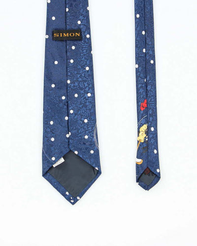 Vintage 90's Disney Goofy Golf Swing Silk Tie