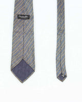 Vintage 90's Christian Dior Monsieur Scale Pattern Silk Tie