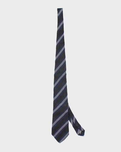 Vintage 90's Valentino Striped Silk Tie