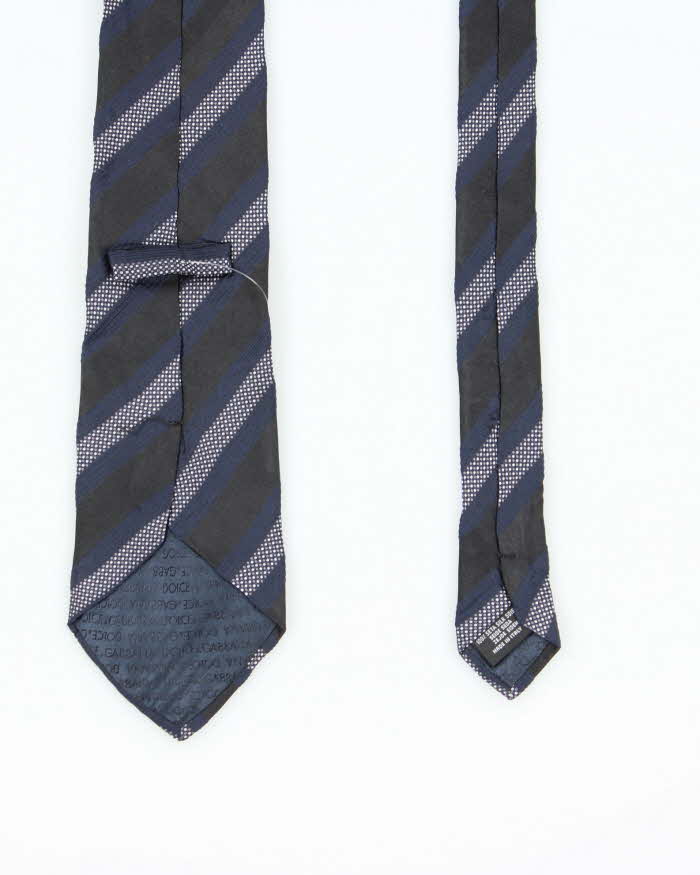 Vintage 90's Valentino Striped Silk Tie