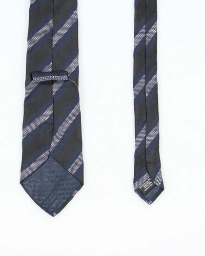 Vintage 90's Valentino Striped Silk Tie
