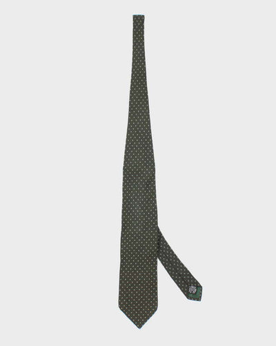 Vintage 90's Armani Speckled Patterned Silk Tie