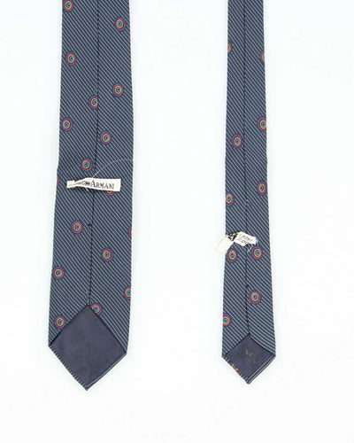 Vintage 90's Giorgio Armani Lightweight Striped Silk Tie