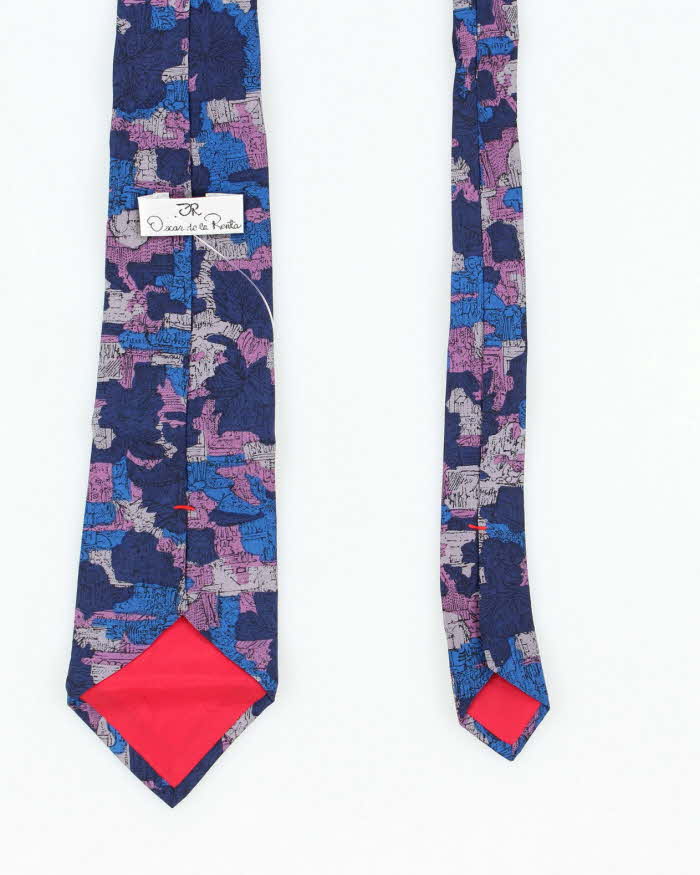 Vintage Oscar De La Renta Silk Tie