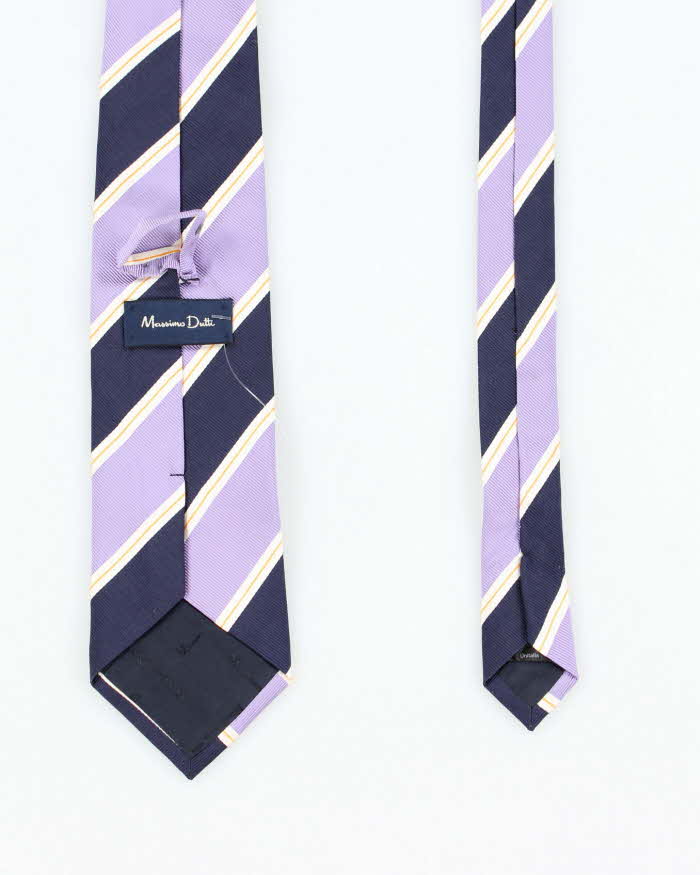 Vintage Massimo Dutti Silk Blend Tie