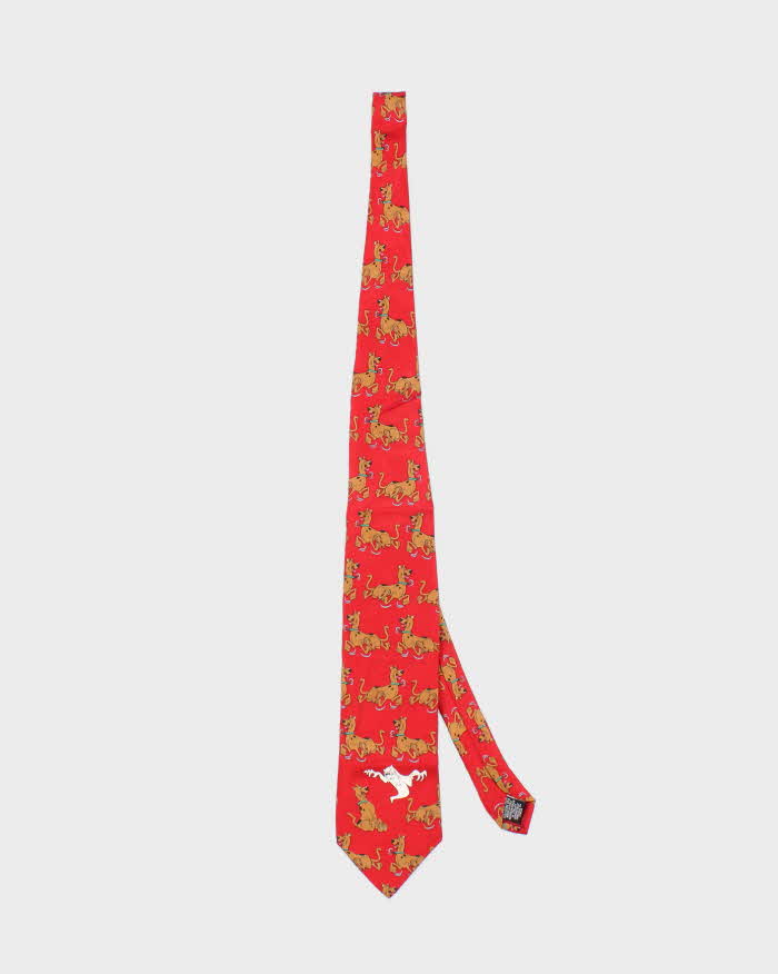 Vintage The Tie Rack x Hanna Barbera Scooby Doo  Silk Tie