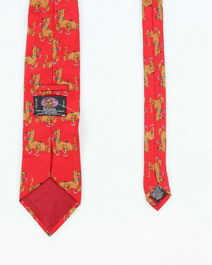 Vintage The Tie Rack x Hanna Barbera Scooby Doo  Silk Tie