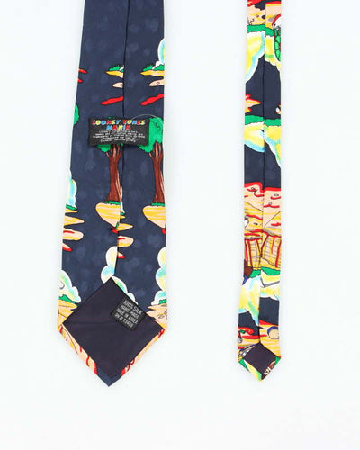 Vintage 90s Looney Tunes Silk Tie