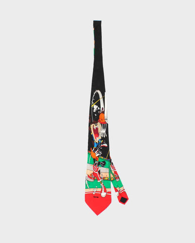 Vintage 90s Looney Tunes Silk Tie
