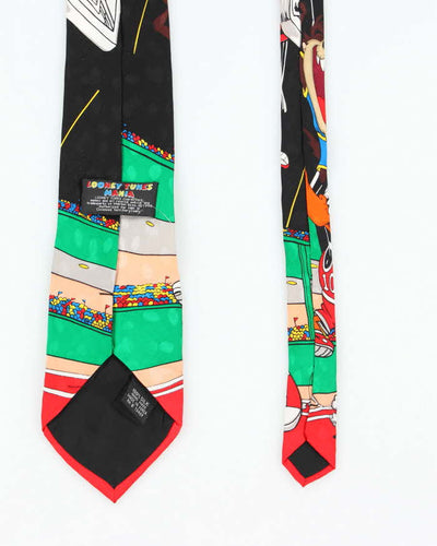 Vintage 90s Looney Tunes Silk Tie