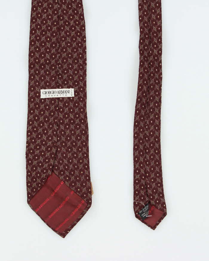 Vintage 80s Georgio Armani Silk Tie