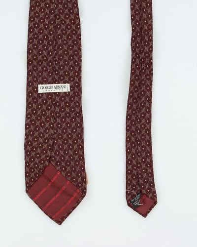 Vintage 80s Georgio Armani Silk Tie