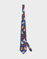 Vintage Save The Children Raining Cats And Dogs Silk Tie